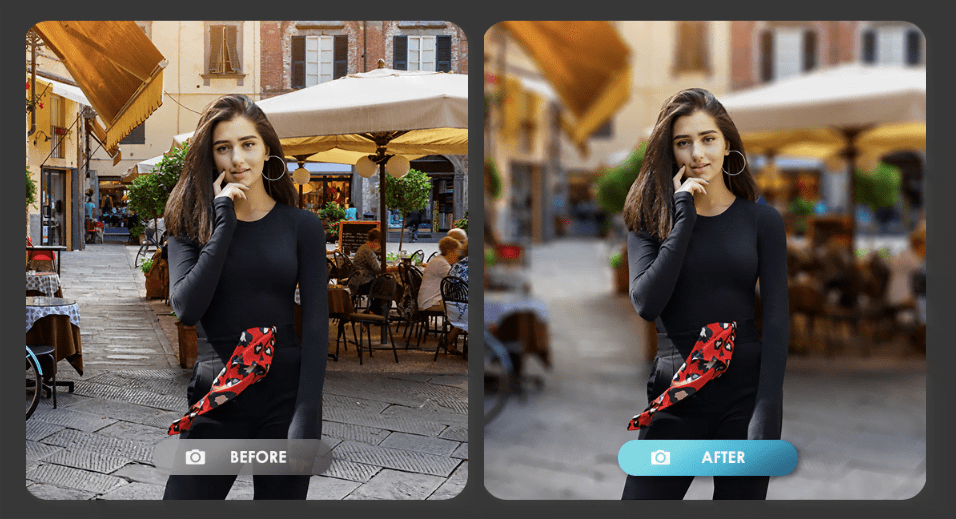 Background Bokeh Effect has been completely revamped, making the portraits in the whole picture have a better focus, and details are carefully processed.
