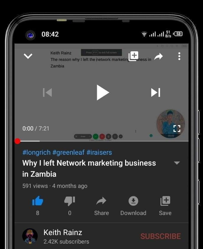 why i left mlm in Zambia