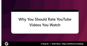 Why You Should Rate YouTube Videos You Watch