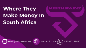 Where They Make Money In South Africa