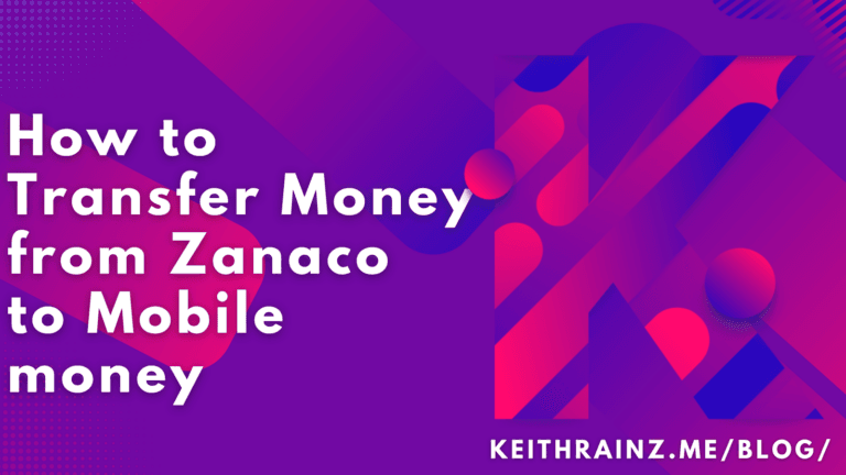How to Transfer Money from Zanaco Xapit Account to Airtel and MTN Money.
