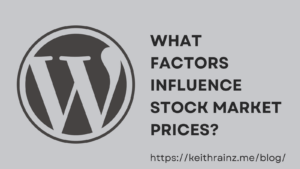 What factors influence stock market prices