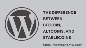 The difference between Bitcoin, altcoins, and stablecoins