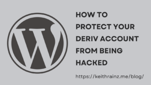 How to protect your Deriv account from being hacked