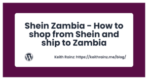 Shein Zambia - How to shop from Shein and ship to Zambia