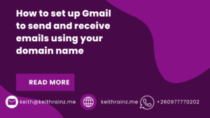 How to set up Gmail to send and receive emails using your domain name