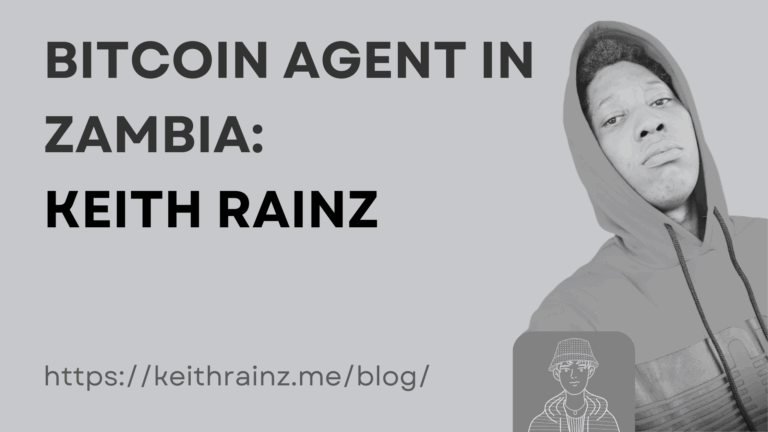 Bitcoin Agent in Zambia Keith Rainz